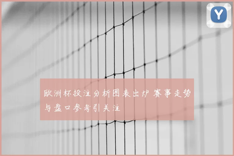 欧洲杯投注分析图表出炉 赛事走势与盘口参考引关注